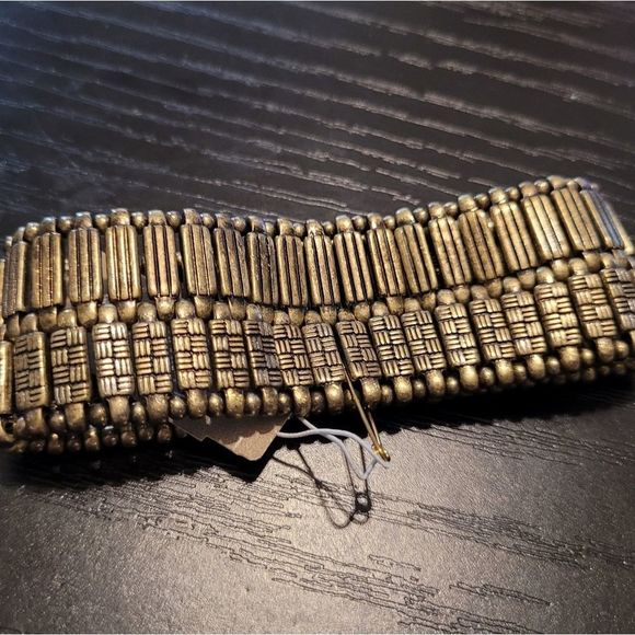 Beautiful Premier Designs Brass Stretchy bracelet. Can be worn multiple ways for - Picture 5 of 7